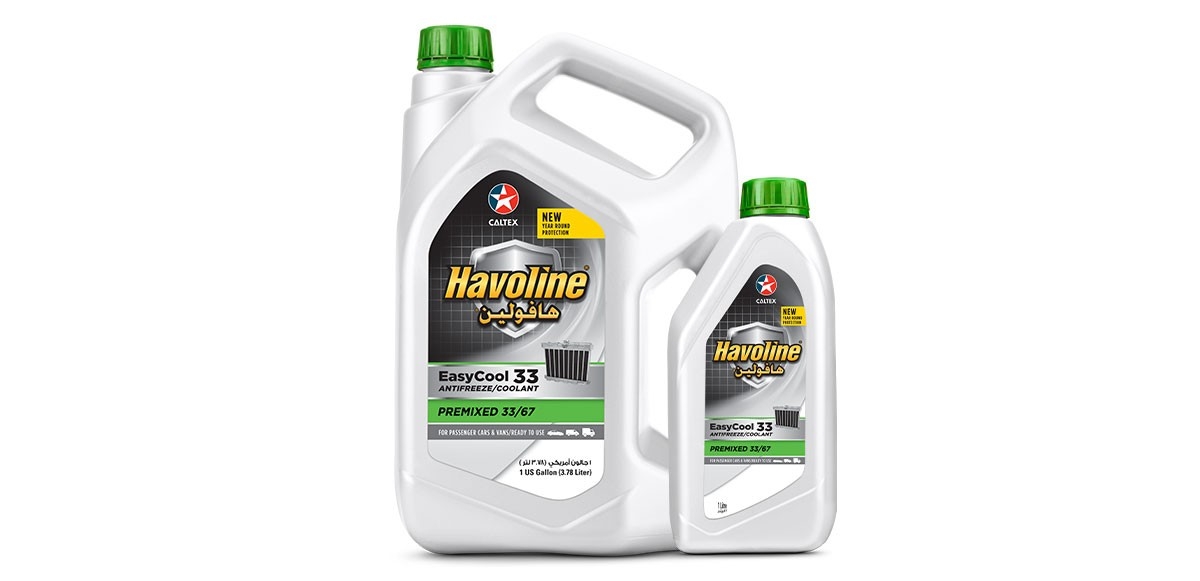 Use Havoline EasyCool 33 and ensure good protection for vehicle engines